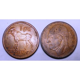 NORWAY 5 Ore 1967