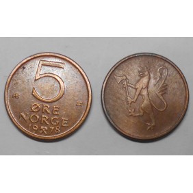 NORWAY 5 Ore 1978