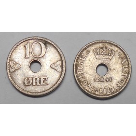 NORWAY 10 Ore 1947