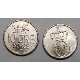 NORWAY 10 Ore 1971
