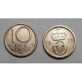NORWAY 10 Ore 1978