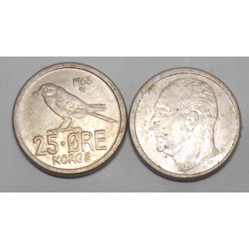 NORWAY 25 Ore 1965