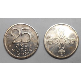 NORWAY 25 Ore 1980