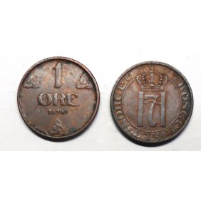 NORWAY 1 Ore 1949