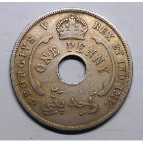BRITISH WEST AFRICA 1 Penny...