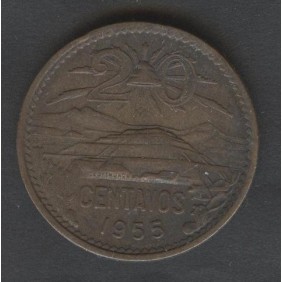 MEXICO 20 Centavos 1955