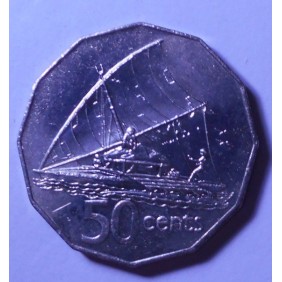 50 Cents 1982 Sailing Canoa