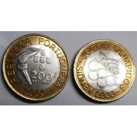 PORTUGAL 200 Escudos 2000...