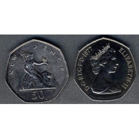 GREAT BRITAIN 50 New Pence...
