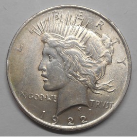 USA 1 Dollar 1922 AG Peace