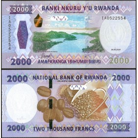 RWANDA 2000 Francs 2024