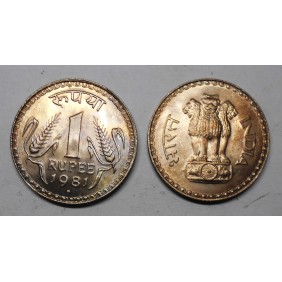 INDIA 1 Rupee 1981 B
