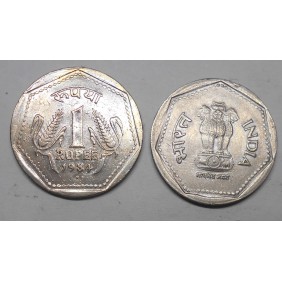 INDIA 1 Rupee 1984 B
