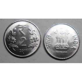 INDIA 2 Rupees 2011 B