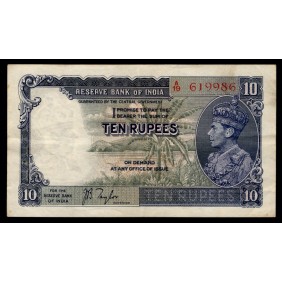 INDIA 10 Rupees 1937