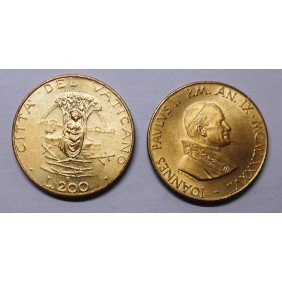 VATICANO 200 Lire 1987