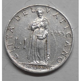 VATICANO 1 Lira 1953