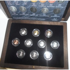 GHANA set coin 2018 (1 Cedi...