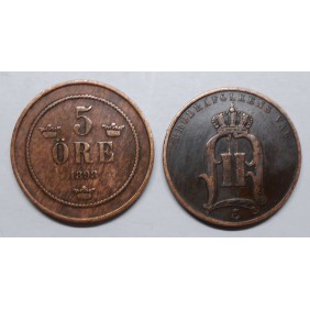 SWEDEN 5 Ore 1898