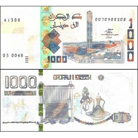 ALGERIA 1000 Dinars 2018...