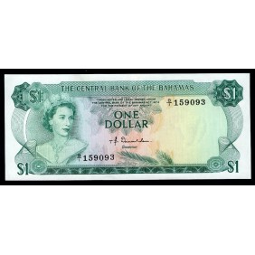 BAHAMAS 1 Dollar 1974