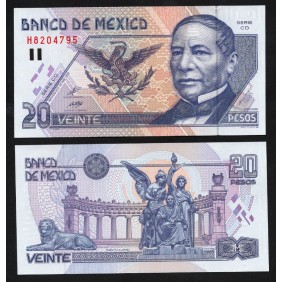 MEXICO 20 Pesos 1999 Serie CD