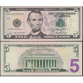 USA 5 Dollars 2006 Series A