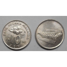 MALAYSIA 10 Sen 1991