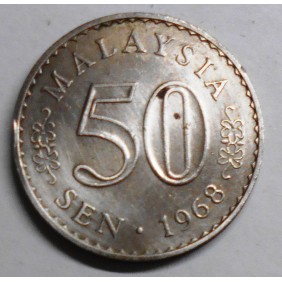 MALAYSIA 50 Sen 1968