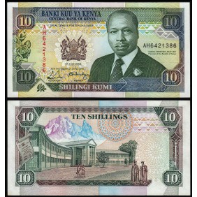 KENYA 10 Shillings 1990