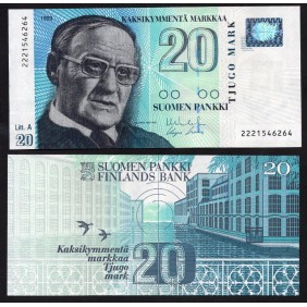 FINLAND 20 Markkaa 1993
