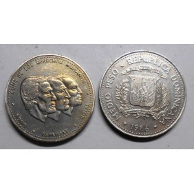 DOMINICAN REPUBLIC 1/2 Peso...