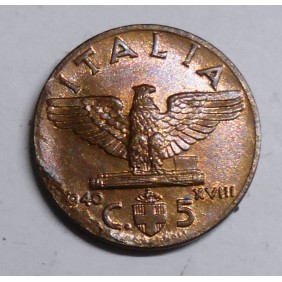 5 Centesimi IMPERO 1940