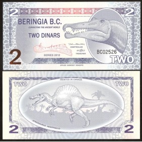 BERINGIA B. C. 2 Dollars...