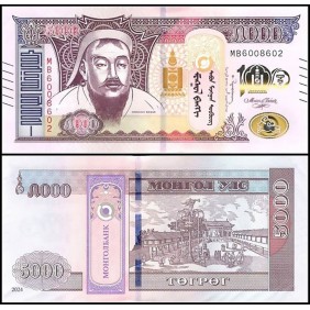MONGOLIA 5000 Tugrik 2024...