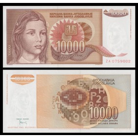 YUGOSLAVIA 10.000 Dinara...