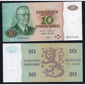 FINLAND 10 Markkaa 1980