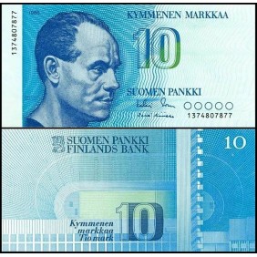 FINLAND 10 Markkaa 1986