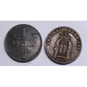 SWEDEN 1 Ore 1886