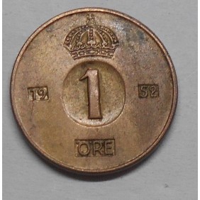 SWEDEN 1 Ore 1952