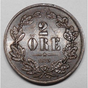 SWEDEN 2 Ore 1873