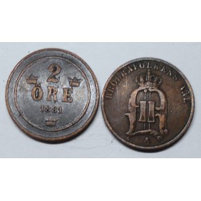 SWEDEN 2 Ore 1881