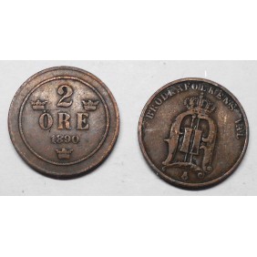 SWEDEN 2 Ore 1890