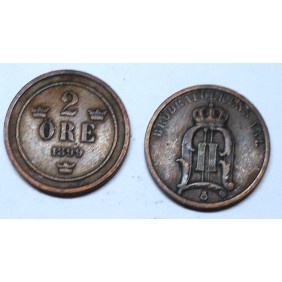 SWEDEN 2 Ore 1899