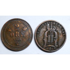 SWEDEN 2 Ore 1904