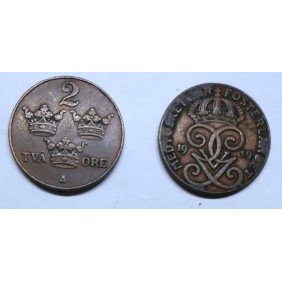 SWEDEN 2 Ore 1919 BR
