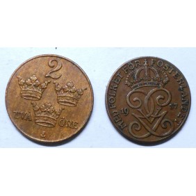 SWEDEN 2 Ore 1937