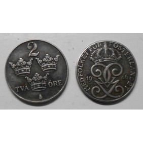 SWEDEN 2 Ore 1946