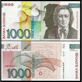 SLOVENIA 1000 Tolarjev 2003