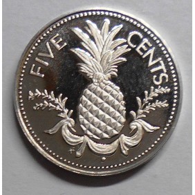 BAHAMAS 5 Cents 1976